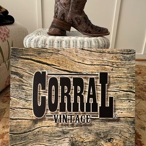 Women’s Coral Vintage Western Boots with box